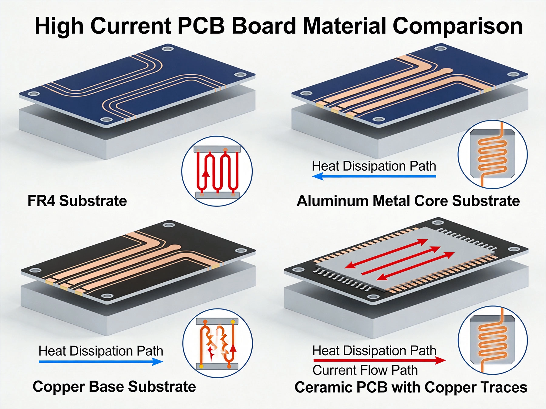 Best Material for High Current PCB Design: How to Choose the Right Substrate