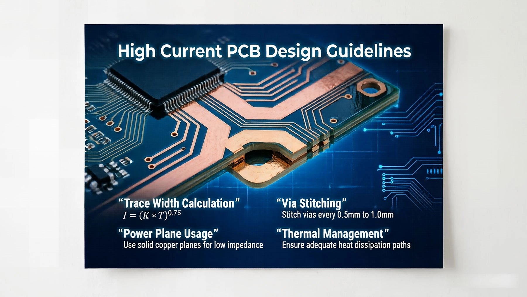 High Current PCB Design Guidelines: Ensuring Reliability and Safety