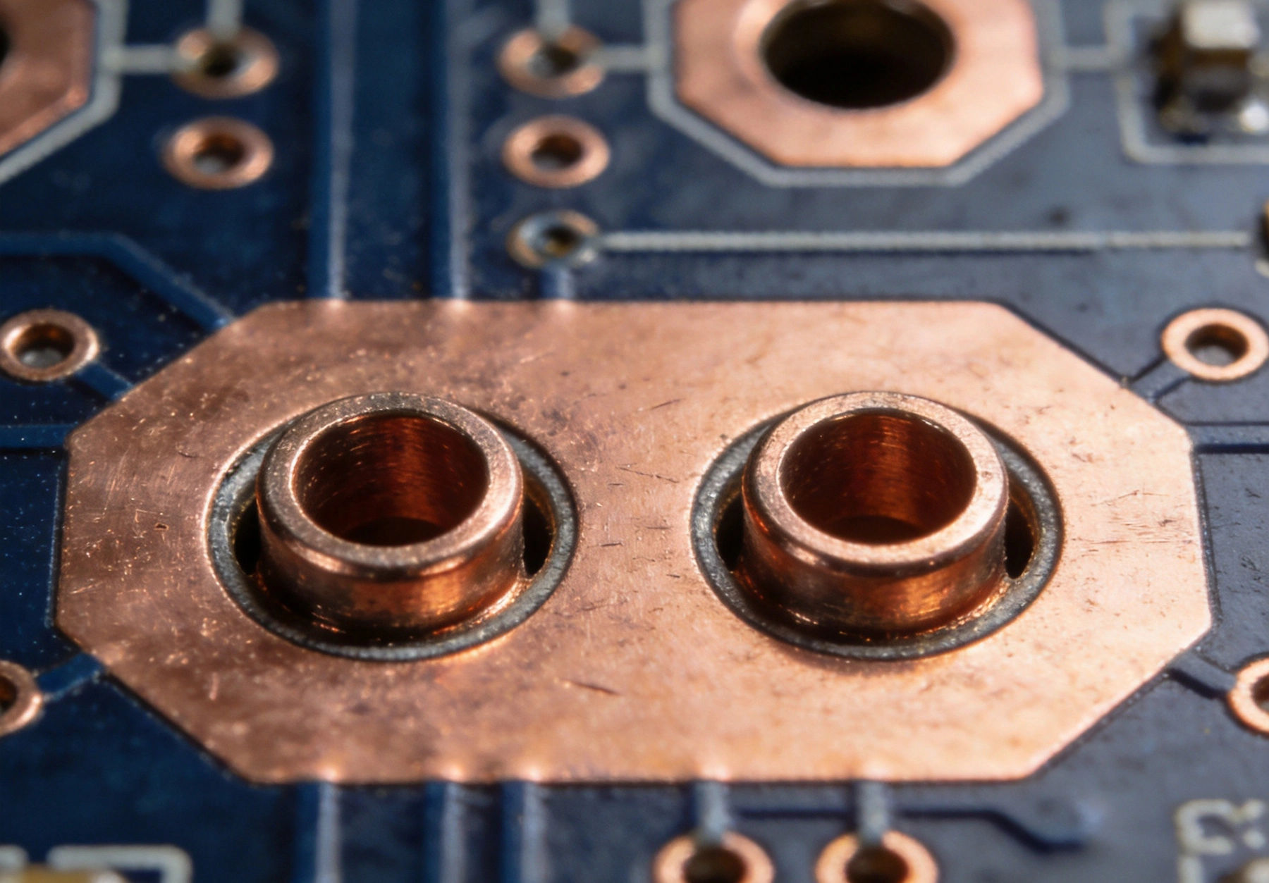 High Current PCB Mounting Holes: Plated vs. Non-Plated for Current Return