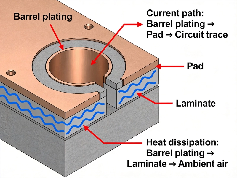 Plated Through Hole Current Rating for PCBs