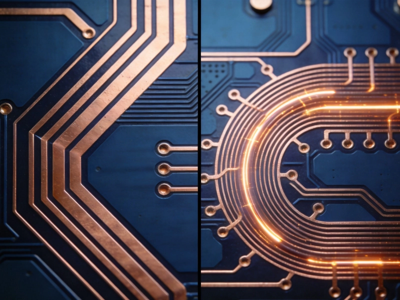 High Current PCB Routing: 45-Degree Angles vs. Curved Traces in Practice