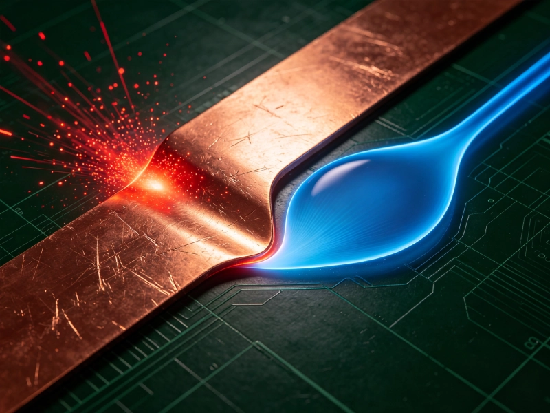 High Current PCB Current Crowding: Sharp Corners vs. Teardrop Transitions