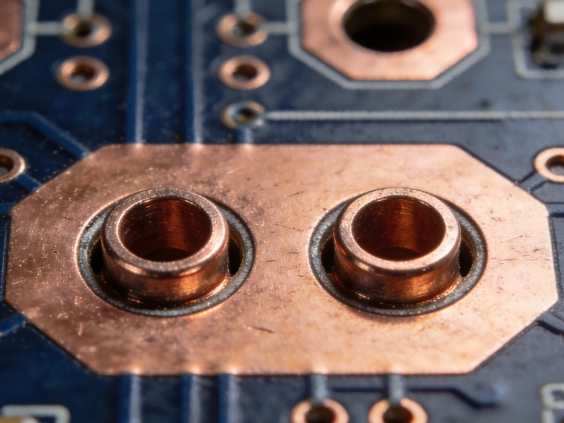 High Current PCB Mounting Holes: Plated vs. Non-Plated for Current Return