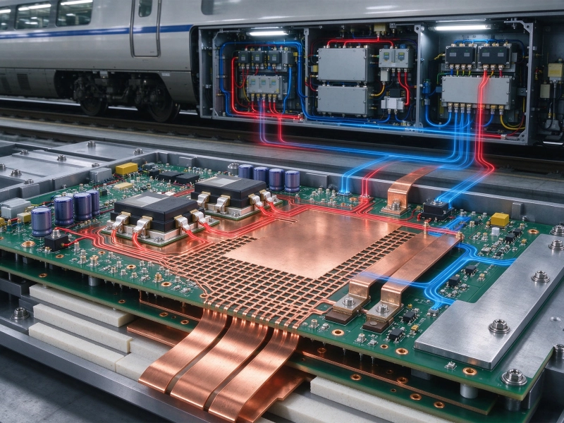 High Current PCB Design for High-Speed Train Auxiliary Power